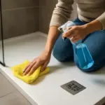 Come si pulisce il piatto doccia in resina? Il trucco che previene aloni e graffi