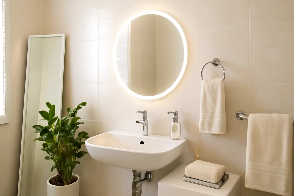 Bagno cieco: quali accessori puntare per aumentare la sensazione di luminosità subito