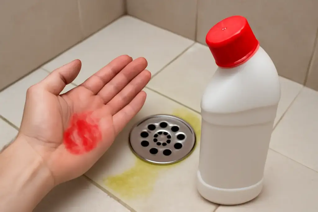 Cosa si rischia usando prodotti chimici aggressivi nello scarico doccia? Il danno spesso ignorato