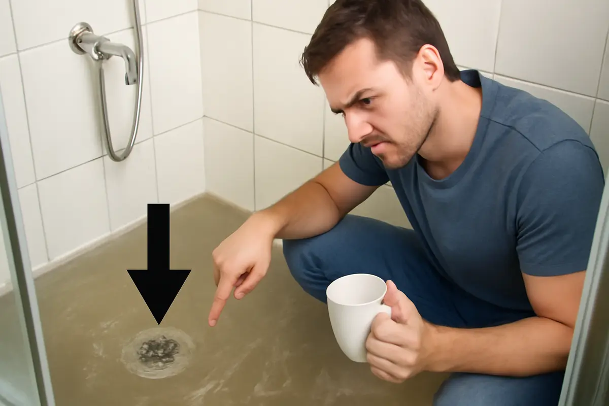 Doccia che non scarica l’acqua velocemente: il trucco poco noto per evitare allagamenti