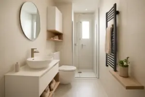 Come arredare un bagno stretto ma lungo? Idee salvaspazio che danno ampiezza visiva
