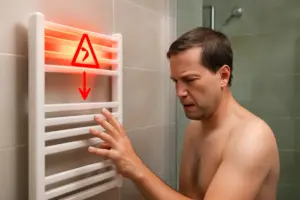 Cosa succede se installo il termoarredo troppo vicino alla doccia? Soluzione che migliora sicurezza e comfort