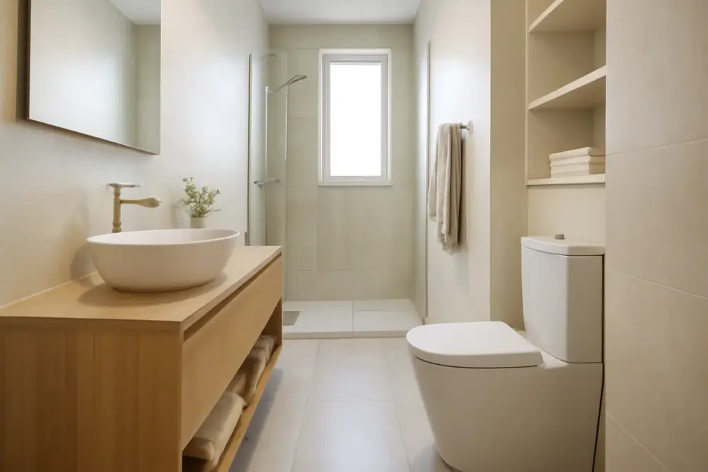 Soluzioni per bagno stretto e lungo: come arredare evitando sprechi di spazio
