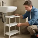 Installazione del salvaspazio sotto lavabo: la strategia che libera centimetri preziosi