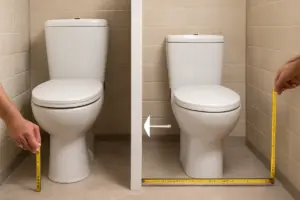 Sanitari compatti: davvero aiutano nei bagni stretti? Il confronto sui centimetri recuperati che pochi fanno