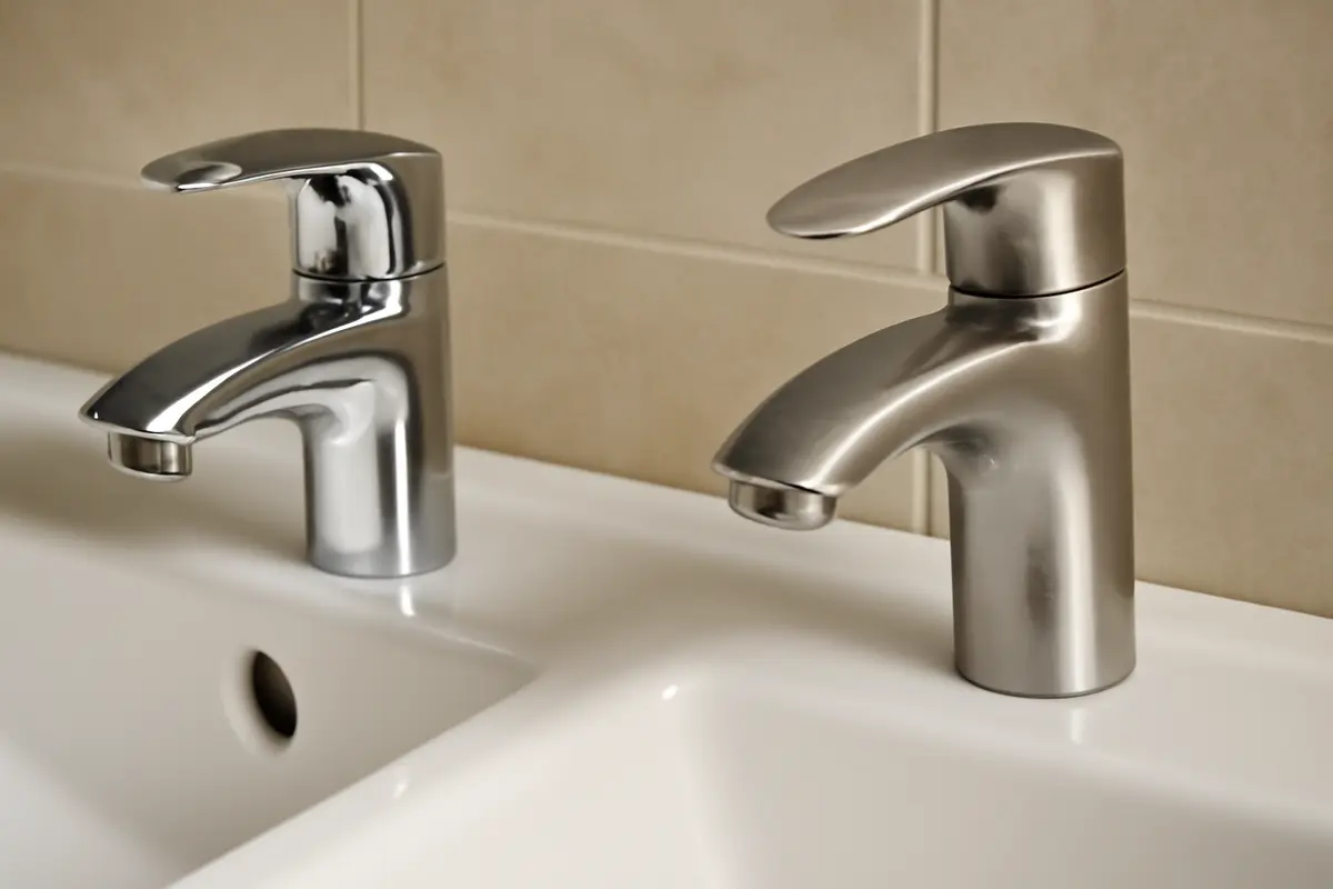 Profili cromati o satinati per rubinetteria bagno: la differenza che incide sulle impronte e sulla pulizia