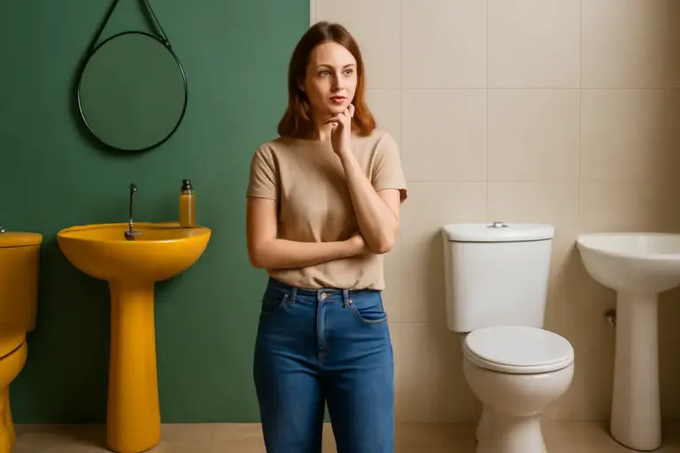 Perché scegliere sanitari colorati in bagno? Il vantaggio nascosto rispetto al bianco classico