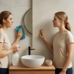 Cosa cambia con piastrelle a grandi formati in bagno? Meno fughe, più igiene e un tocco unico