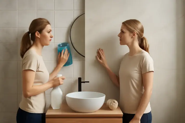 Cosa cambia con piastrelle a grandi formati in bagno? Meno fughe, più igiene e un tocco unico