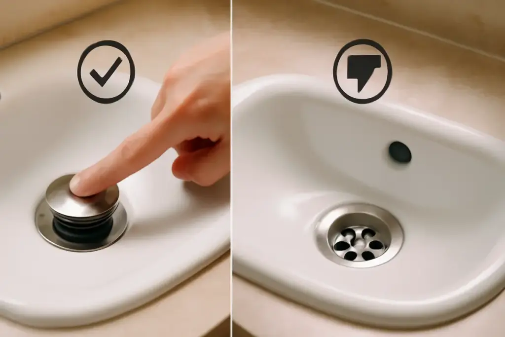 Differenza tra piletta click clack e tradizionale: pro e contro poco noti al momento dell’acquisto