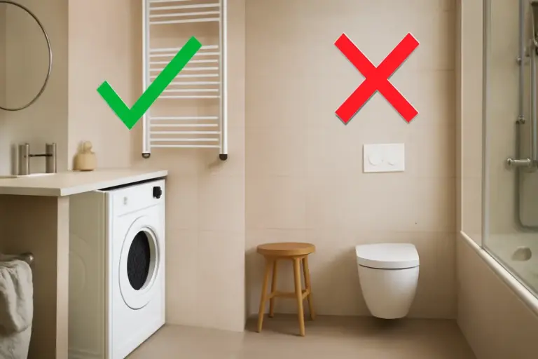 Lavatrice in bagno sì o no? Scopri i pro e contro per ottimizzare lo spazio