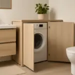 Quali soluzioni scegliere per nascondere la lavatrice in bagno? Consigli per un ambiente ordinato