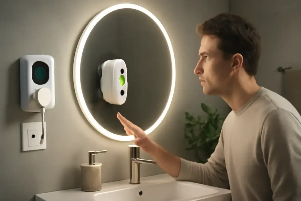 Specchio bagno illuminato: quali tecnologie scegliere per ridurre i consumi