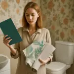 Come scegliere la carta da parati per il bagno? Tipi resistenti e idee che rinnovano senza lavori invasivi