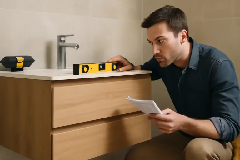 Mobile bagno sospeso: cosa controllare prima del fissaggio per evitare problemi futuri