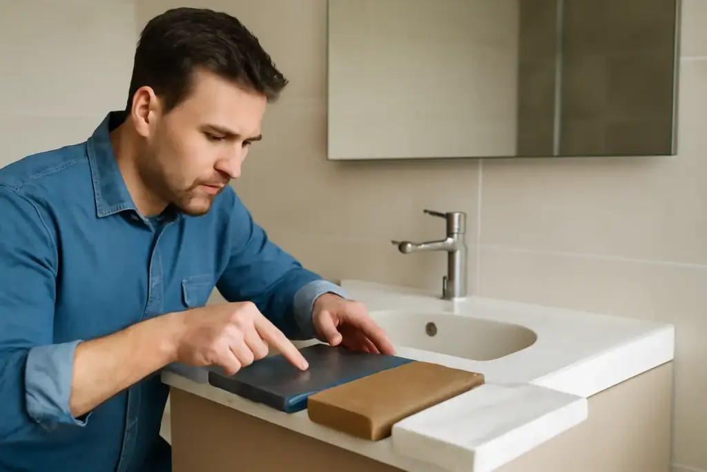 Qual è il materiale migliore per il top bagno? Scopri pro e contro poco conosciuti