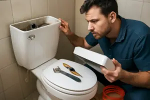 Cassetta wc che perde acqua dopo lo scarico: cosa controllare prima di sostituire tutto
