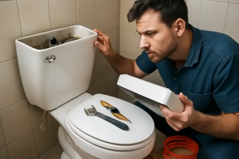 Cassetta wc che perde acqua dopo lo scarico: cosa controllare prima di sostituire tutto