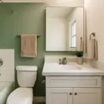 Quali colori scegliere per un bagno piccolo? Semplice trucco visivo per renderlo più ampio