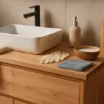 Mobili bagno in legno naturale: il segreto per mantenerli belli e resistenti nel tempo